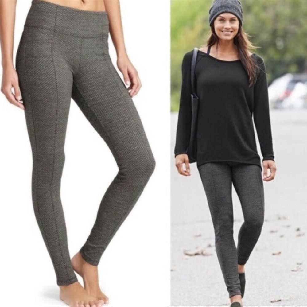 Athleta Criss Cross High Waisted Metro Legging L